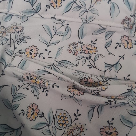 Loft Plus Size 16 Floral Pants - Picture 8 of 11